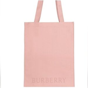 Burberry her pink tote bag